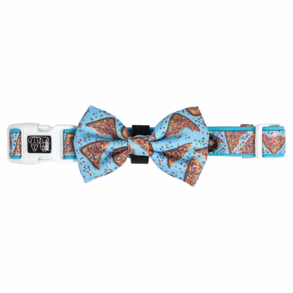 Big & Little Dogs Blue Fairy Bread Collar & Bow Tie