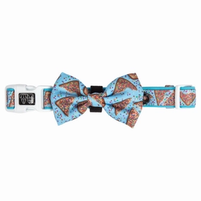 Big & Little Dogs Blue Fairy Bread Collar & Bow Tie
