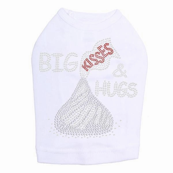 Big Kisses And Hugs Rhinestone Dog Tank