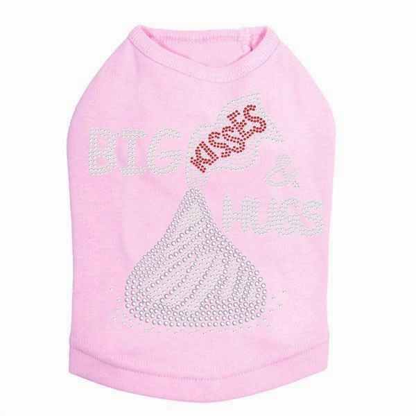 Big Kisses And Hugs Rhinestone Dog Tank