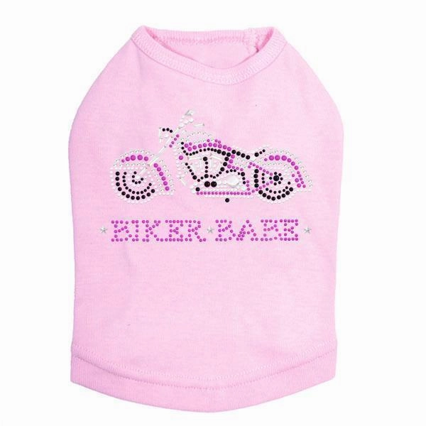 Biker Babe Rhinestone Dog Tank