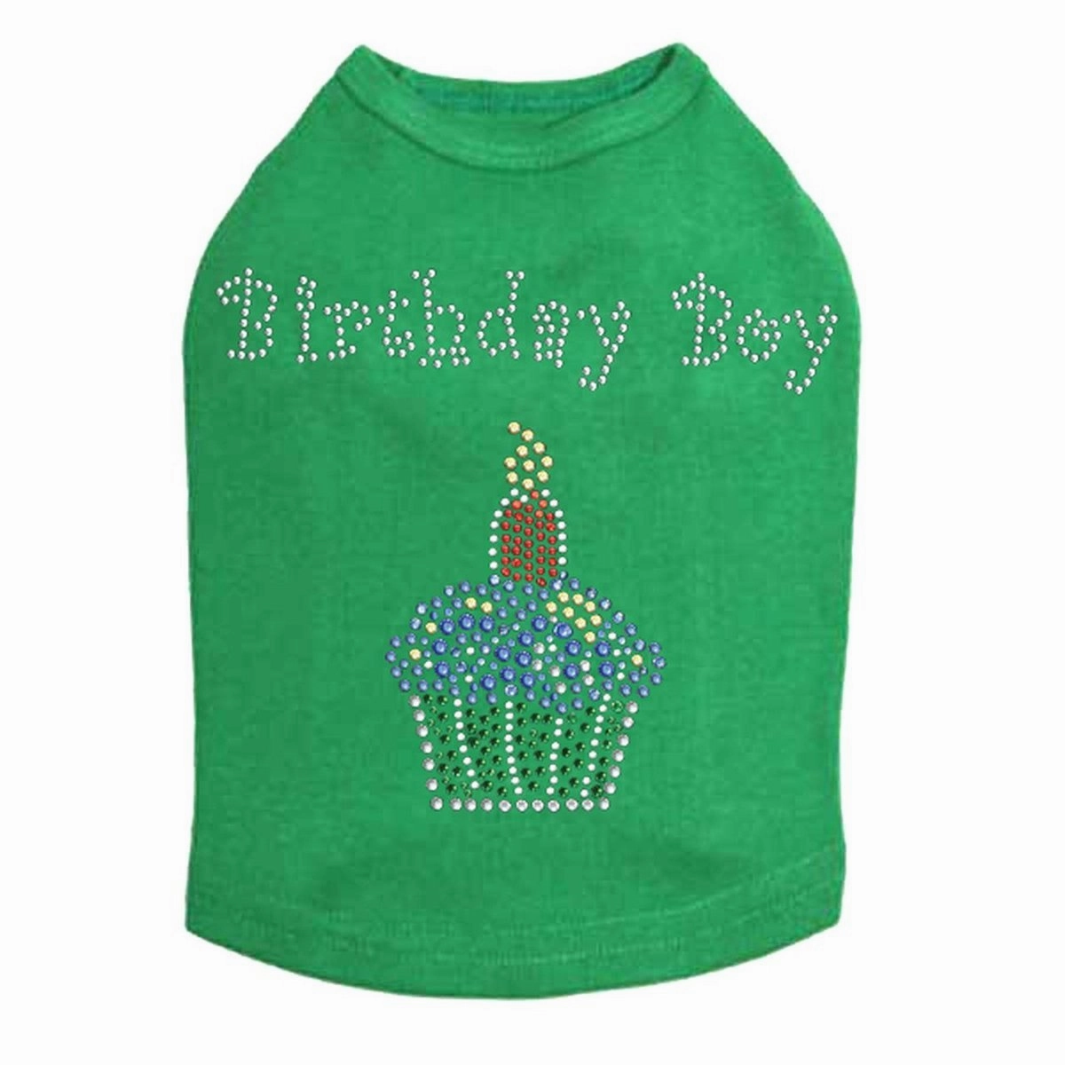 Birthday Boy Rhinestone Dog Tank
