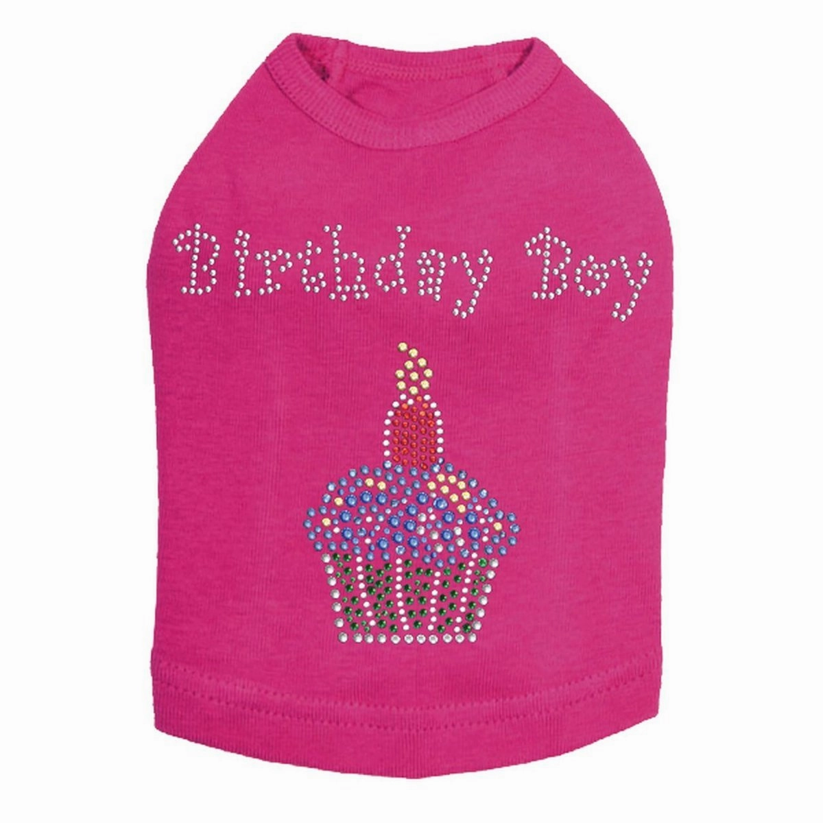 Birthday Boy Rhinestone Dog Tank