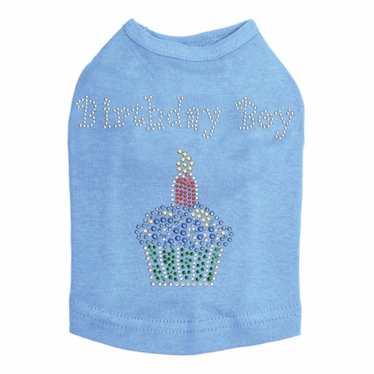 Birthday Boy Rhinestone Dog Tank