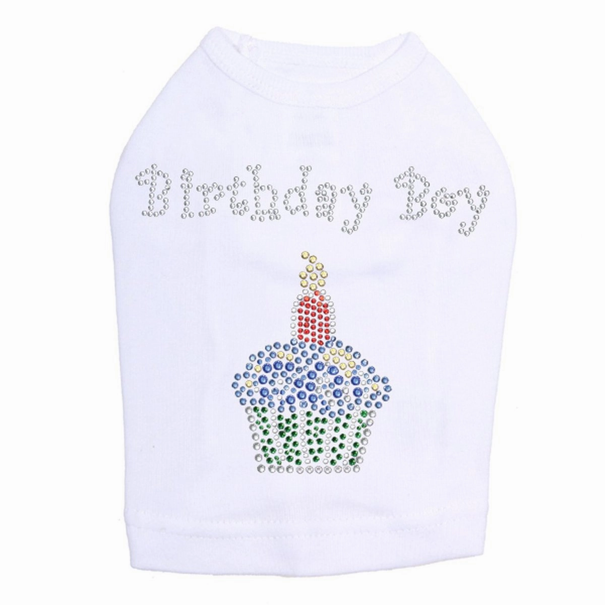 Birthday Boy Rhinestone Dog Tank