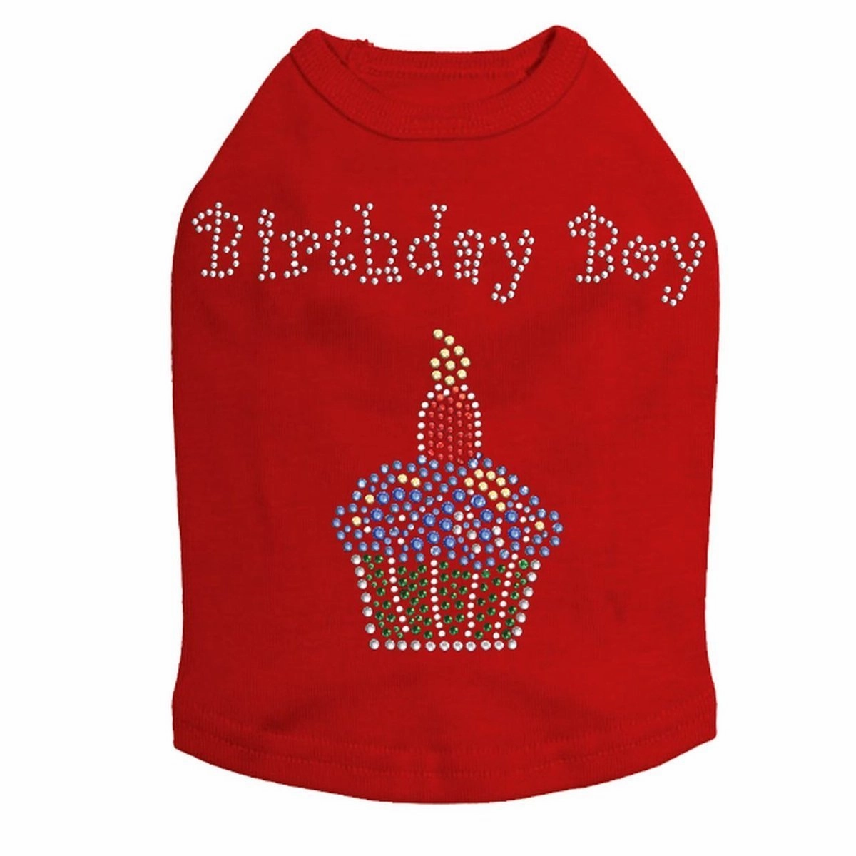 Birthday Boy Rhinestone Dog Tank