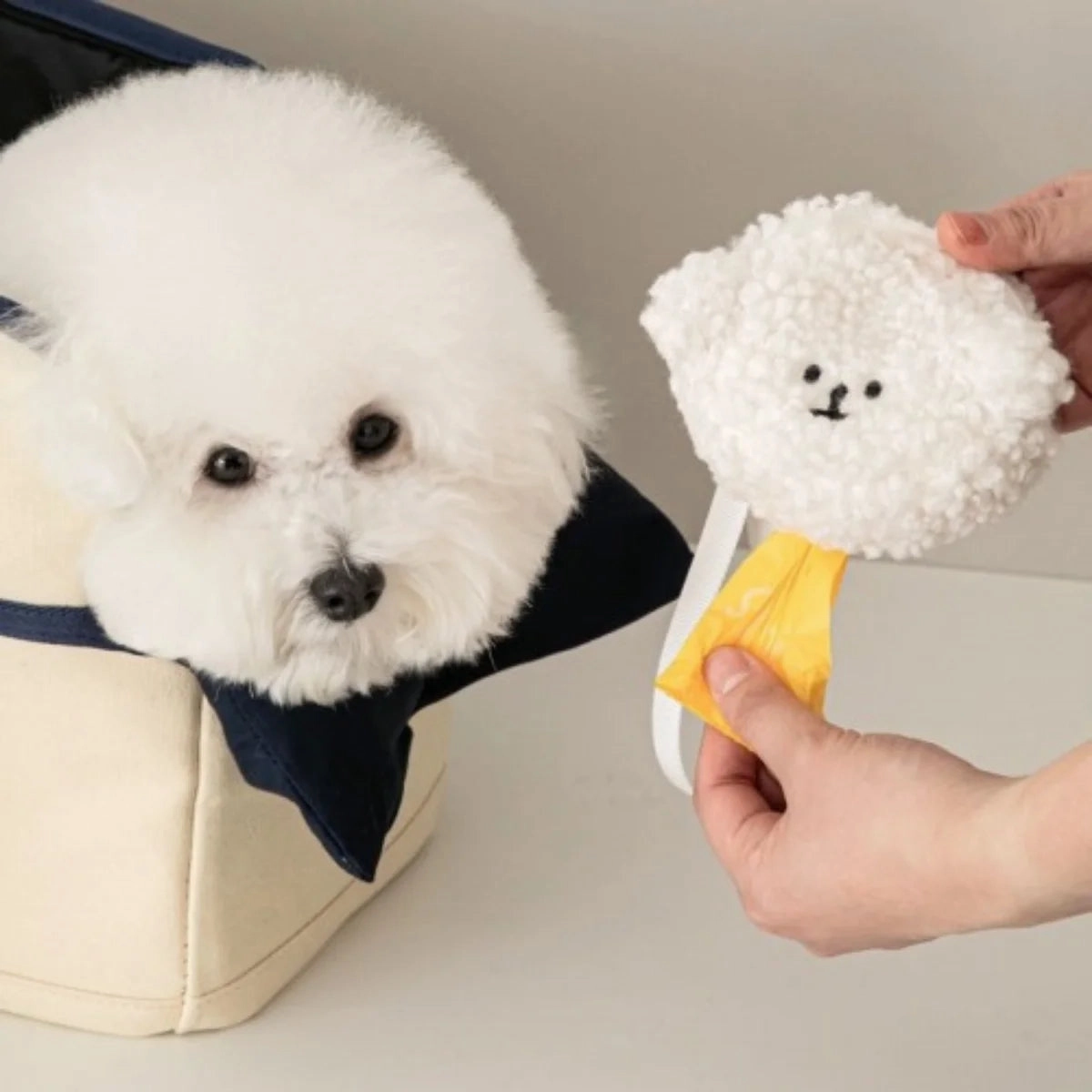 Bite Me - Bichon Poop Bag Pouch
