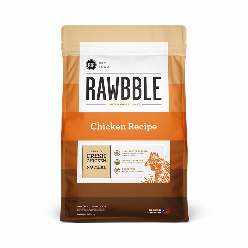 Bixbi Rawbble Grain-Free Chicken Recipe Dry Dog Food