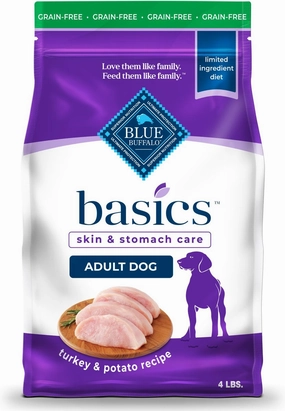 Blue Buffalo Basics Grain Free Adult Turkey and Potato Dry Dog Food