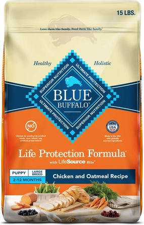 Blue Buffalo Life Protection Natural Chicken & Brown Rice Recipe Large Breed Puppy Dry Dog Food