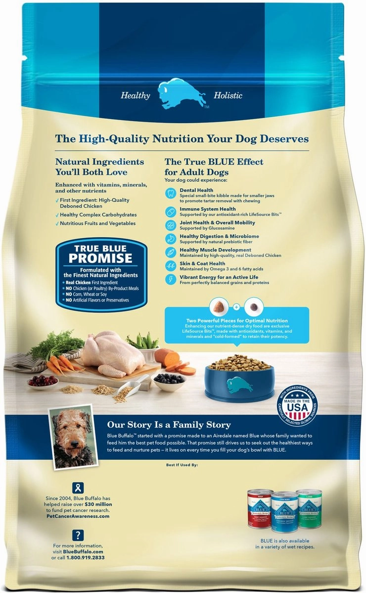 Blue Buffalo Life Protection Natural Small Bites Chicken & Brown Rice Recipe Adult Dry Dog Food