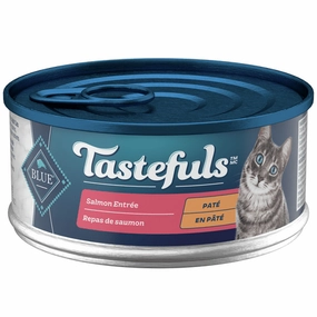 BLUE Tastefuls Salmon Entree Pate Canned Cat Food, 5.5oz