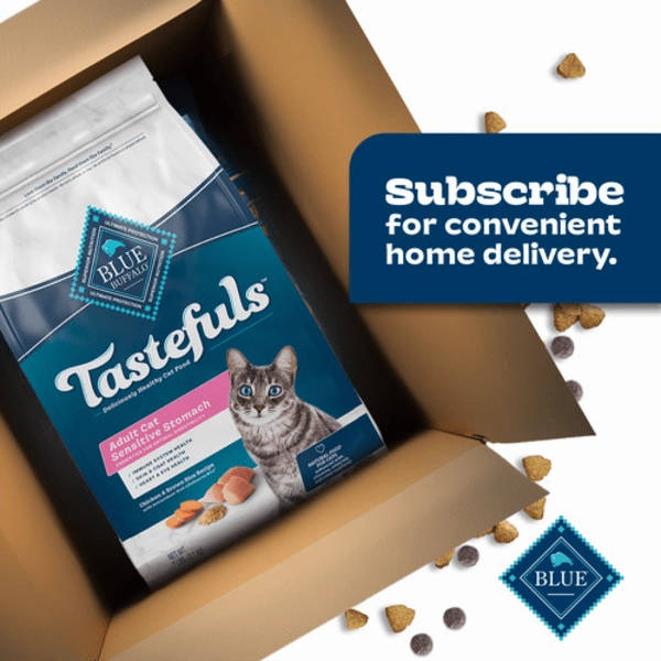 BLUE Tastefuls Sensitive Stomach Chicken & Brown Rice Recipe Dry Cat Food