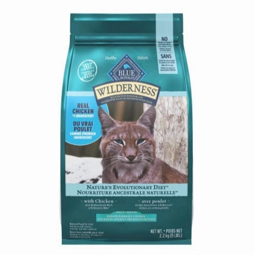 BLUE Wilderness Grain Free Hairball Control Adult Dry Cat Food