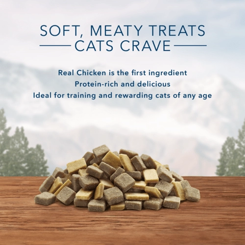 BLUE Wilderness Soft-Moist Cat Treats; Chicken & Duck