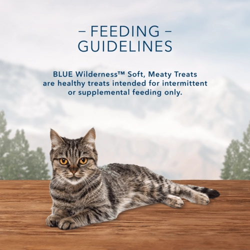 BLUE Wilderness Soft-Moist Cat Treats; Chicken & Duck