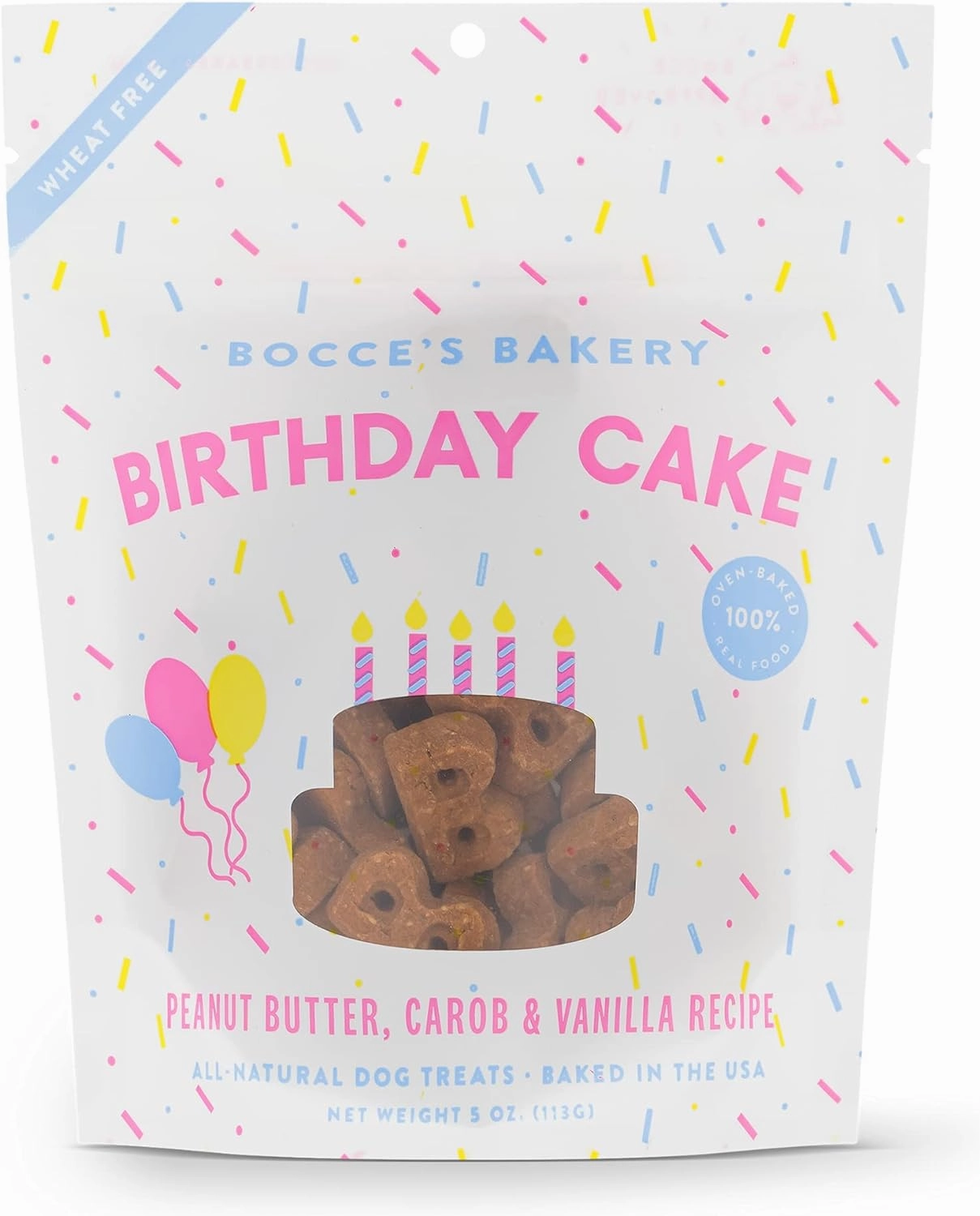Bocce's Birthday Cake Treats 5 oz.