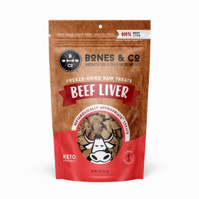 Bones & Co Freeze Dried Beef Liver 2 oz.