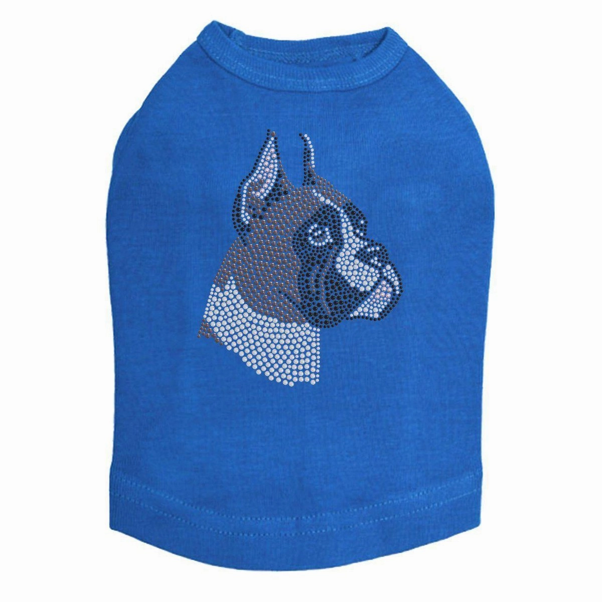 Boxer Rhinestone Dog Tank