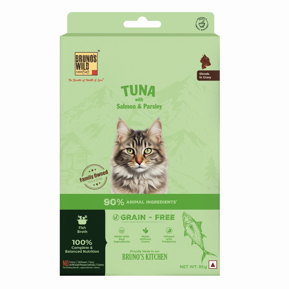 Bruno's Wild Essentials Tuna with Salmon & Parsely Cat Wet Food