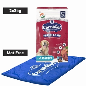 Carniwel Fresh Lamb Starter for Large Breed Mother and Baby Dog Dry Food