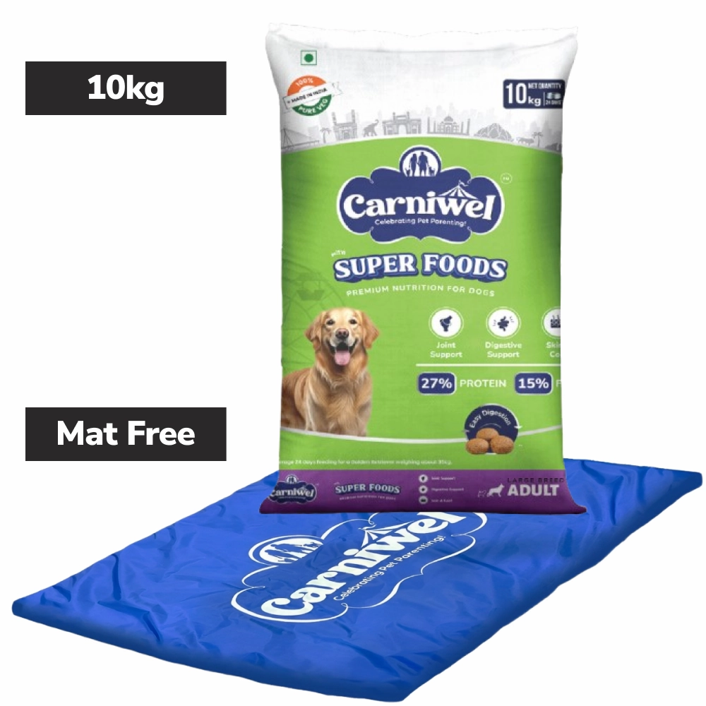 Carniwel Superfoods Veg For Large Breed Adult  Dog Dry Food