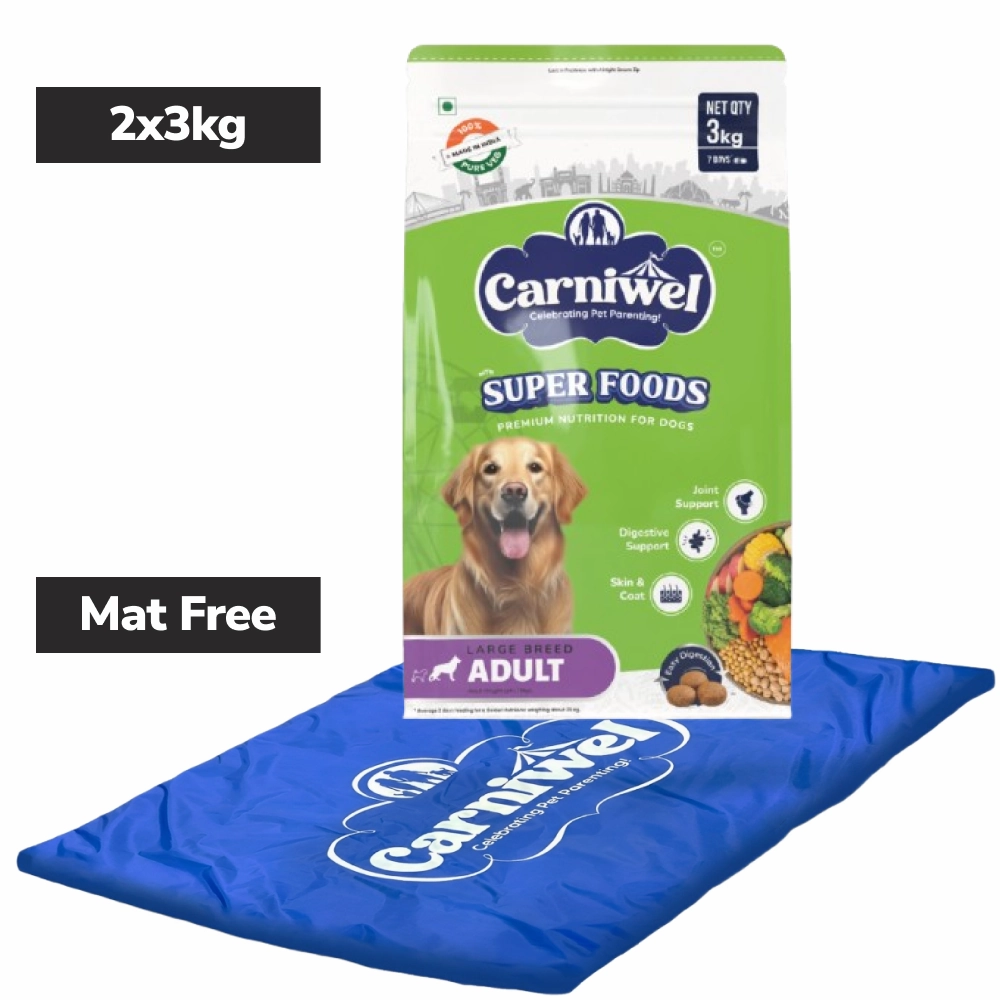 Carniwel Superfoods Veg For Large Breed Adult  Dog Dry Food