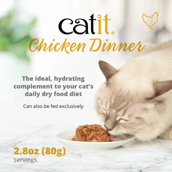 Catit Chicken Dinner with Tuna & Kale Wet Cat Food