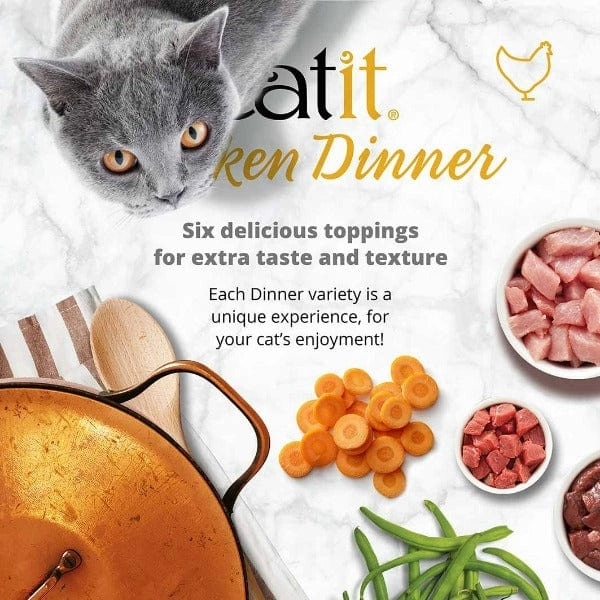 Catit Chicken Dinner with Tuna & Kale Wet Cat Food