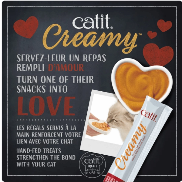Catit Creamy Lickable Salmon Recipe Cat Treat
