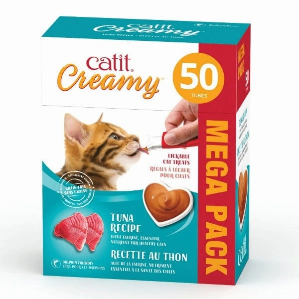 Catit Creamy Lickable Tuna Recipe Cat Treats