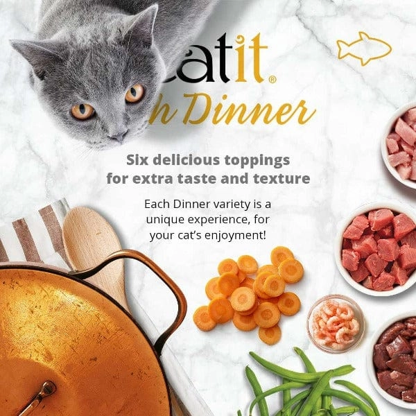 Catit Fish Dinner with Whitefish & Pumpkin Wet Cat Food
