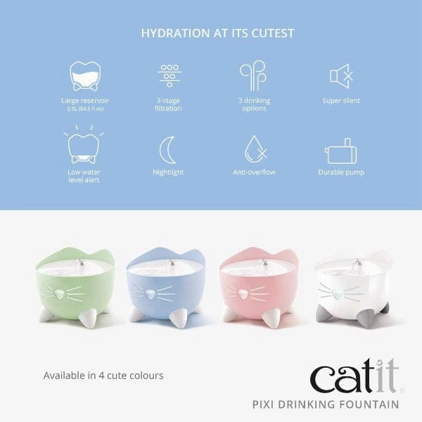 Catit PIXI Fountain; Multiple Colours Available