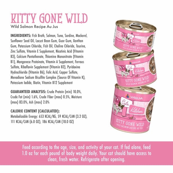 Cats in the Kitchen Kitty Gone Wild Canned Food