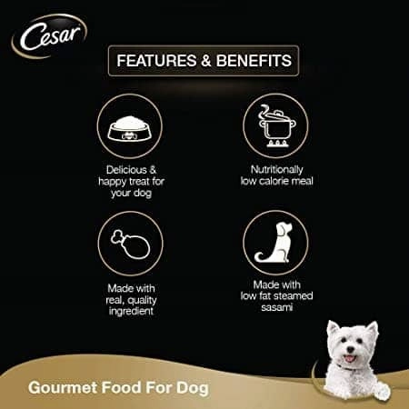 Cesar Sasami & Vegetables Premium Adult Dog Wet Food