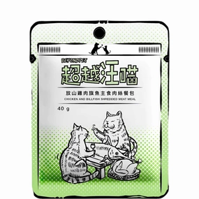 Chicken & Billfish Shredded Meat Pouch for Cats