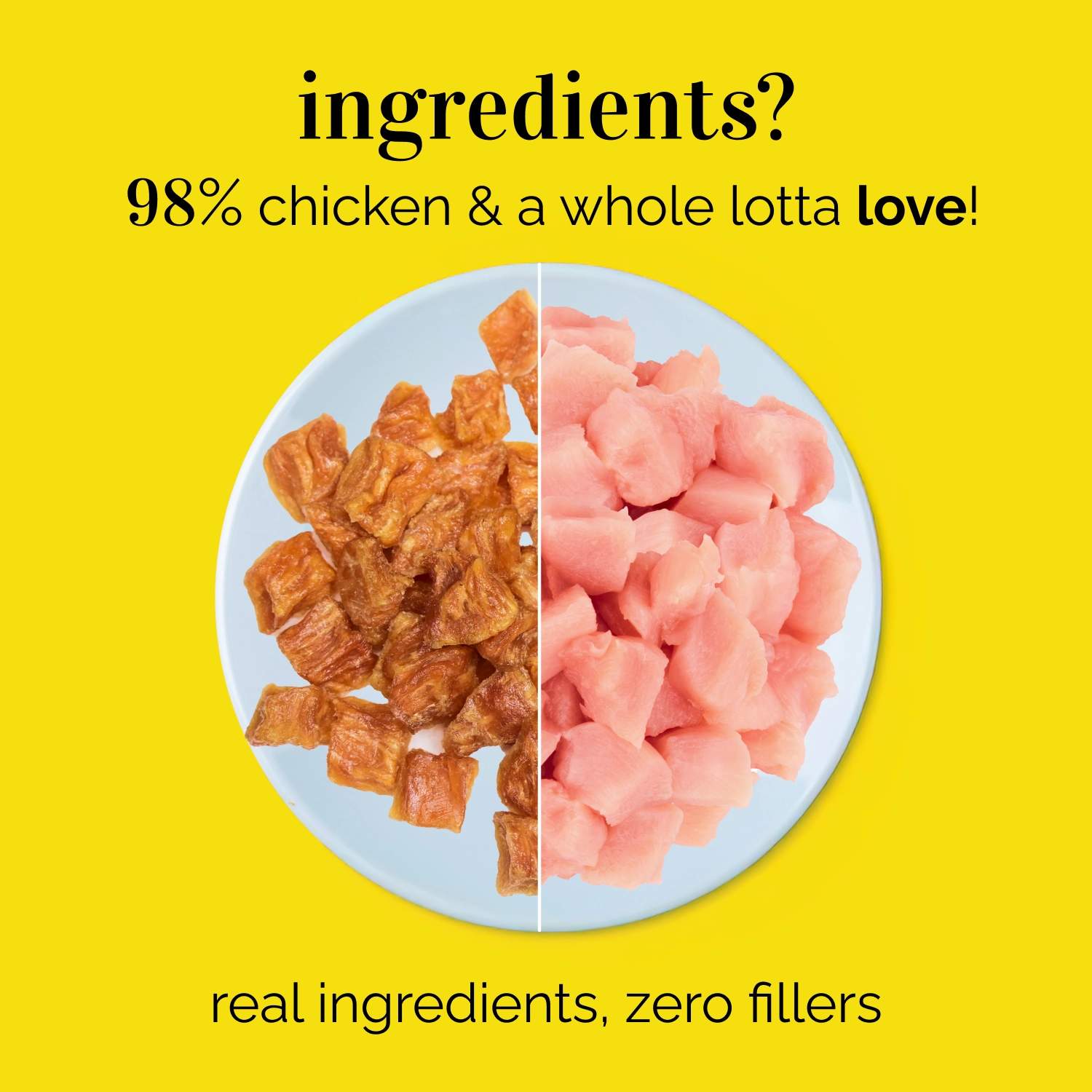 Chip Chops Chicken Tenders and Henlo Chicken Pops Dog Treats Combo