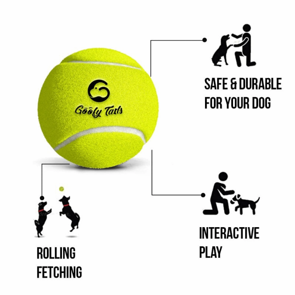 Chip Chops Chicken Tenders Dog Treats, Pet Vogue Blue Sandal Shaped Plush Toy & Goofy Tails Green Sport Tennis Ball Toy Combo for Dogs