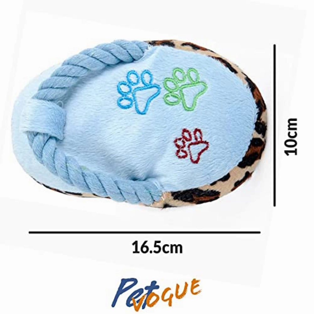 Chip Chops Chicken Tenders Dog Treats, Pet Vogue Blue Sandal Shaped Plush Toy & Goofy Tails Green Sport Tennis Ball Toy Combo for Dogs