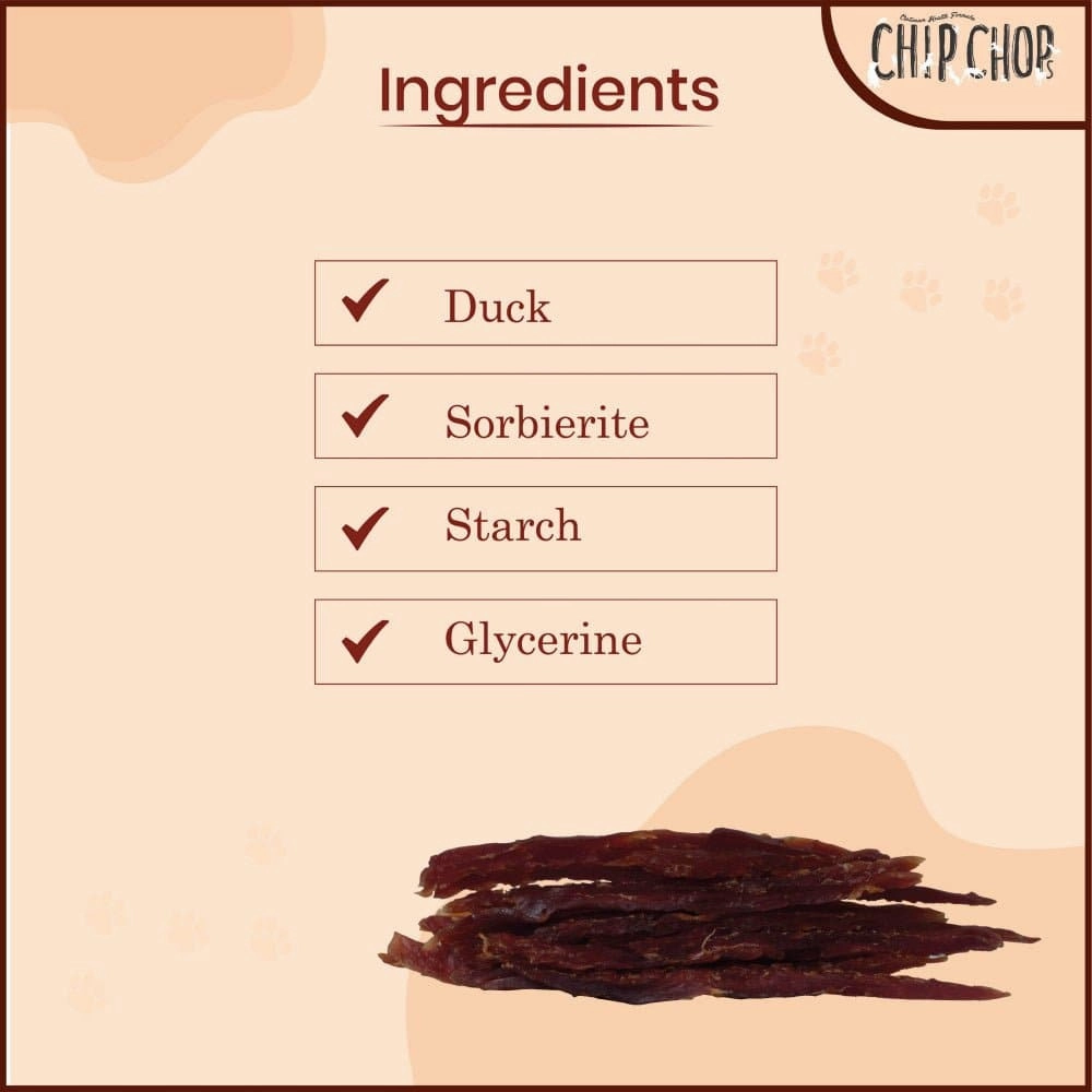 Chip Chops Tender Chicken and Roast Duck Strips Dog Treats Combo