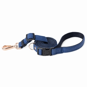 City Dog Leash Denim