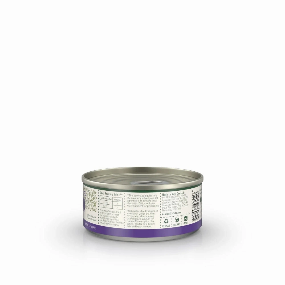 Complete Diet Venison Pate Staple with Green Mussels Adult Cat Can