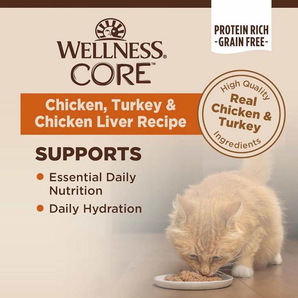 CORE Pate Chicken, Turkey & Chicken Liver Adult Cat Can