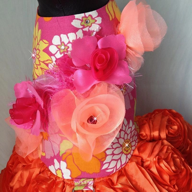Countryside Glamour Flowers Dog Dress