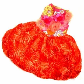 Countryside Glamour Flowers Dog Dress