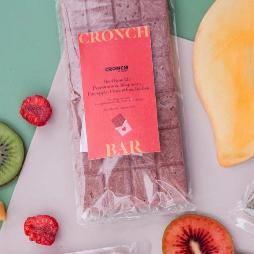 Cronch Bars Beef Knuckle Freeze Dried Treats for Dogs and Cats