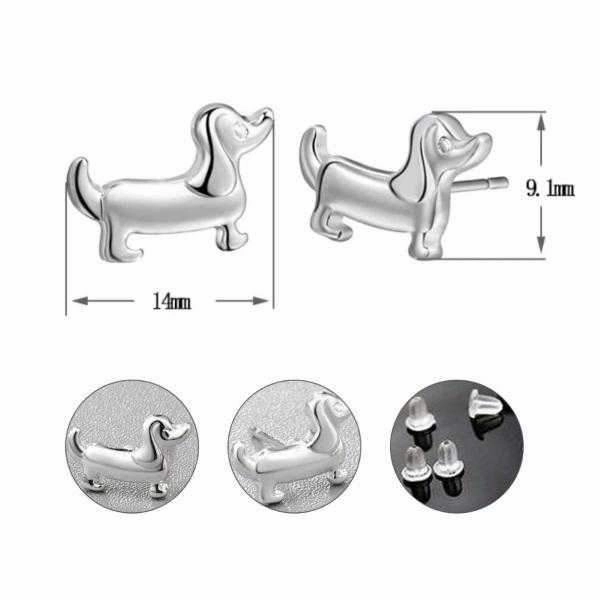Dachshund Stud Earrings