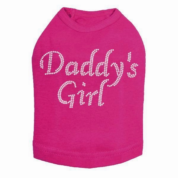 Daddy's Girl Rhinestone Dog Tank