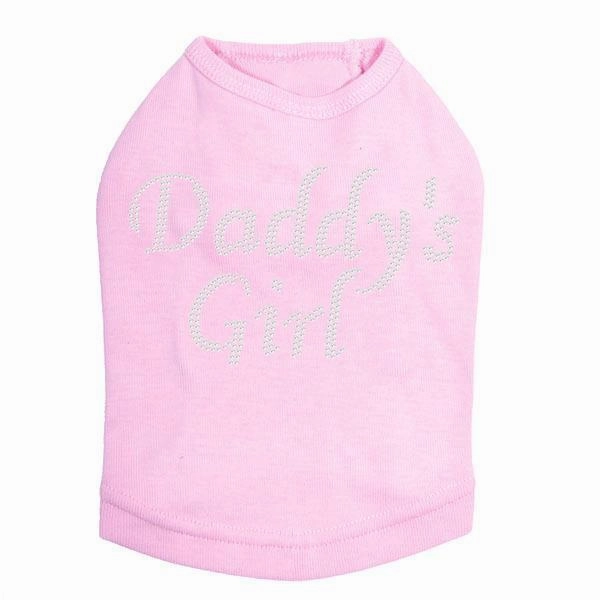 Daddy's Girl Rhinestone Dog Tank