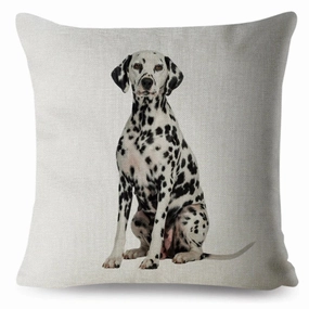 Dalmatian Sitting Throw Cushion